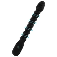 Sensual A134 Vibrační anální kolík 21 cm, 10 režimů, USB, černý