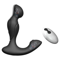 Sensual A126 Vibračný masážny prístroj na prostatu s diaľkovým ovládaním 13 cm, 10 vibračných režimov