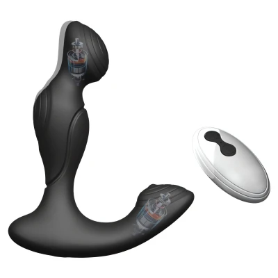 Sensual A126 Vibračný masážny prístroj na prostatu s diaľkovým ovládaním 13 cm, 10 vibračných režimov