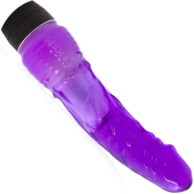 Sensual D10-4 Realistický vibrátor 18 cm, fialový