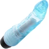 Sensual D10-4 Realistický vibrátor 18 cm, světle modrý
