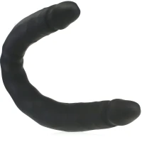 Sensual D15 Realistické dvojité dildo pro páry 30 cm, černé