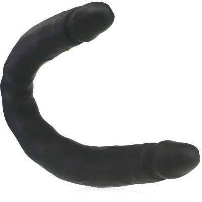 Sensual D15 Realistické dvojité dildo pro páry 30 cm, černé