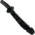 Sensual D15 Reverzibilné flexibilné dildo 32 cm, čierne