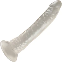 Sensual D26 Realistické dildo s prísavkou 21 cm, biele
