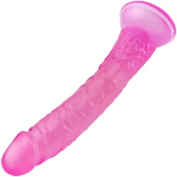 Sensual D26 Realistické dildo s přísavkou 21 cm, růžové
