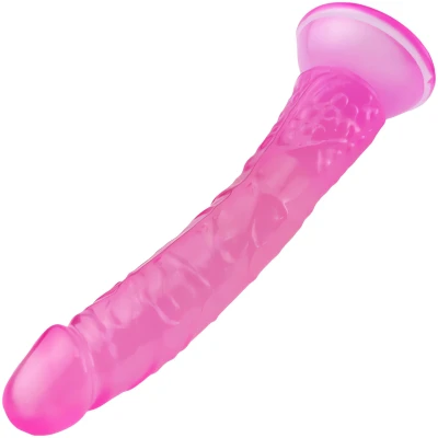 Sensual D26 Realistické dildo s přísavkou 21 cm, růžové