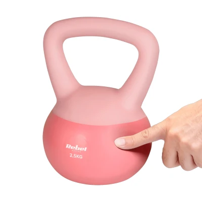 RBA-2333 Soft Kettlebell Active 2,5 kg, růžový