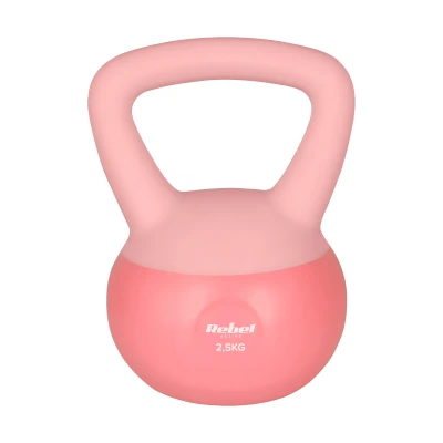 RBA-2333 Soft Kettlebell Active 2,5 kg, růžový