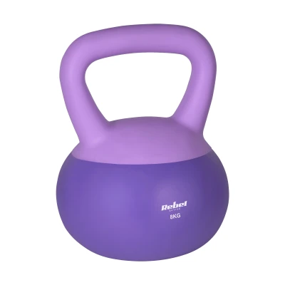 RBA-2333 Soft Kettlebell Active 8 kg, fialový
