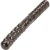 Sensual D45M Oboustranné flexibilní dildo 38 cm, hnědé