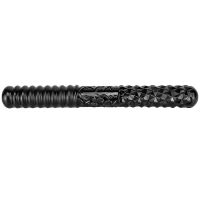 Sensual D45M Oboustranné flexibilní dildo 38 cm, černé