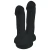 Sensual D48 Dildo s přísavkou 15 cm dvojité, černé