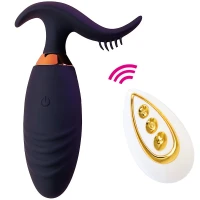 Sensual M124 Vibrační vajíčko USB s dálkovým ovládáním, černé