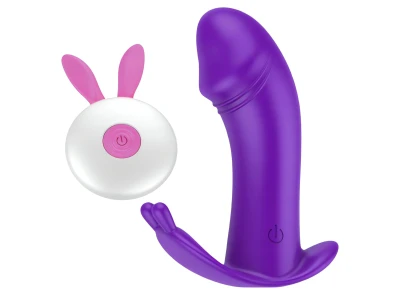 Sensual M92 Masážní vibrátor s dálkovým ovládáním, fialový