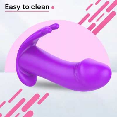 Sensual M92 Masážní vibrátor s dálkovým ovládáním, fialový