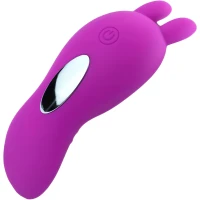 Sensual M93 Vibrátor Butterfly s dálkovým ovládáním pro páry, fialový