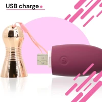 Sensual M94 Mini vibrátor ve tvaru vejce, 10 režimů, fialová