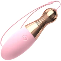 Sensual M94 Mini vibrátor ve tvaru vejce, 10 režimů, růžová