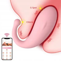 Sensual M99 Diskretní vibrační vajíčko s ovládáním přes aplikaci, růžové