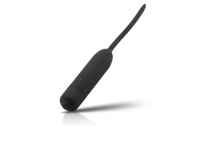 Sensual N16-67 Vibrační silikonový dilatátor 20,7 cm, černý