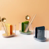 Verk 24220 Dvoukomorový stojan na příbory, žlutý