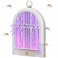 Verk 24604 Elektrický lapač hmyzu s UV světlem, závěsný, 2 režimy, USB, bílý