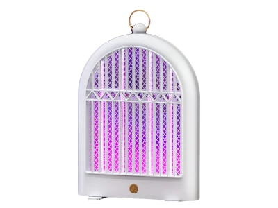 Verk 24604 Elektrický lapač hmyzu s UV světlem, závěsný, 2 režimy, USB, bílý