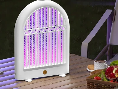 Verk 24604 Elektrický lapač hmyzu s UV světlem, závěsný, 2 režimy, USB, bílý