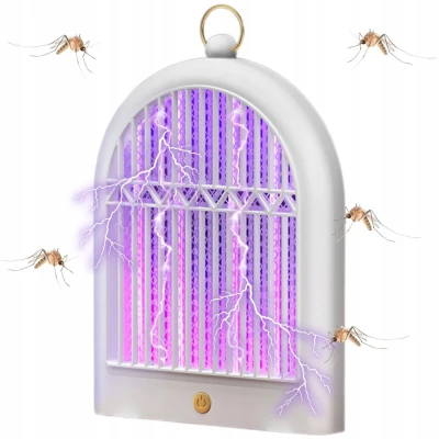 Verk 24604 Elektrický lapač hmyzu s UV světlem, závěsný, 2 režimy, USB, bílý