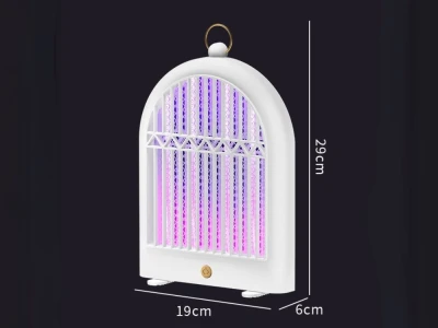 Verk 24604 Elektrický lapač hmyzu s UV světlem, závěsný, 2 režimy, USB, bílý