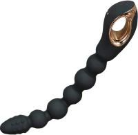 Sensual W118 Flexibilní dámský vibrátor 30 cm, černý