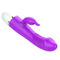 Sensual W36 Vibrátor Rabbit 19 cm, 30 vibračních režimů, fialový