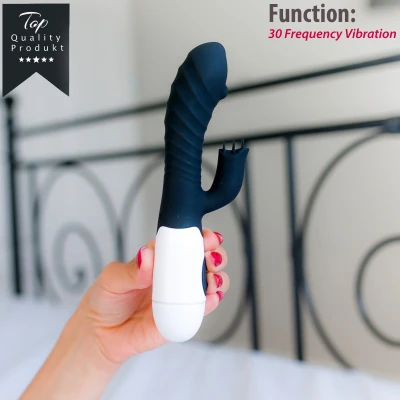 Vibrátor Sensual W36 21 cm, 30 vibračných režimov, ružový