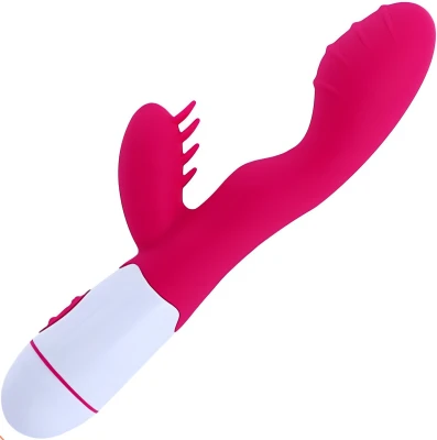 Vibrátor Sensual W36 21 cm, 30 vibračných režimov, ružový