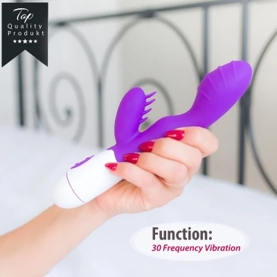 Vibrátor Sensual W36 21 cm, 30 vibračných režimov, ružový