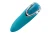 Mini vibrátor Sensual W66 12 cm, 7 vibračných režimov, modrý