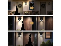 Verk 12335 Solární lampa se senzorem soumraku a pohybu, 3 režimy, 1200 lm