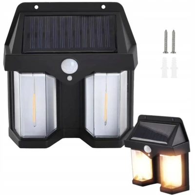 Verk 12335 Solární lampa se senzorem soumraku a pohybu, 3 režimy, 1200 lm