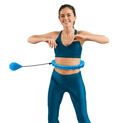 Rebel RBA-3066 Masážní obruč Hula Hoop se závažím 43 cm, modrá