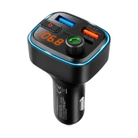 Peiying URZ0487 Transmitter FM, MP3, Bluetooth 5.3, USB, USB-C, 12V / 24V 