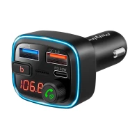 Peiying URZ0487 Transmitter FM, MP3, Bluetooth 5.3, USB, USB-C, 12V / 24V 