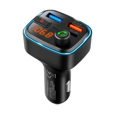 Peiying URZ0487 Transmitter FM, MP3, Bluetooth 5.3, USB, USB-C, 12V / 24V 