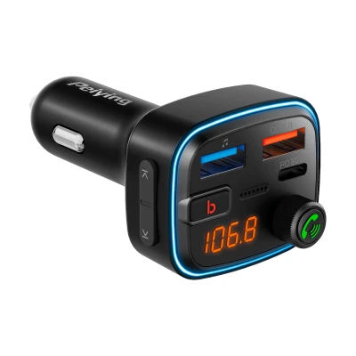 Peiying URZ0487 Transmitter FM, MP3, Bluetooth 5.3, USB, USB-C, 12V / 24V 