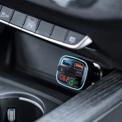 Peiying URZ0487 Transmitter FM, MP3, Bluetooth 5.3, USB, USB-C, 12V / 24V 