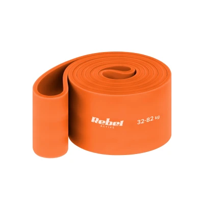 Rebel RBA-3001 Odporová guma TPE - Power Band PT-7, 32-82 kg, oranžová