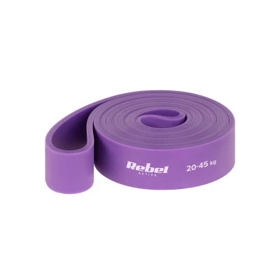 Rebel RBA-3001 Odporová guma TPE - Power Band PT-4, 20-45 kg, fialová