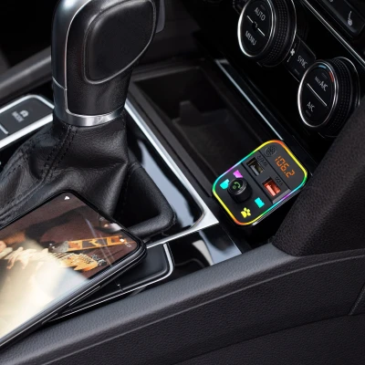 Peiying URZ0479 Transmitter FM, MP3, Bluetooth 5.3, 2 x USB, Quick Charge, 12V / 24V