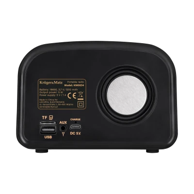 Kruger&Matz KM0834 Prenosné Bluetooth rádio AM/FM, 3,7 V; 1200 mAh