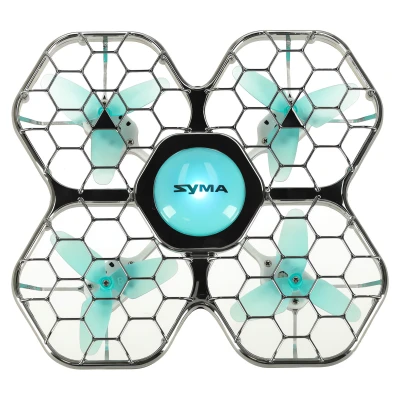 Syma KX3177 RC dron X26 PRO s detekcí překážek, 2,4 GHz, Wi-Fi, stříbrný